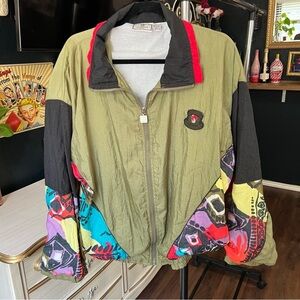 Vintage Givenchy Active Windbreaker Bomber Jacket